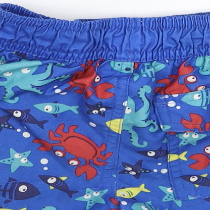 George Baby Blue   Cropped Trousers Size 12-18 Months  - Shorts