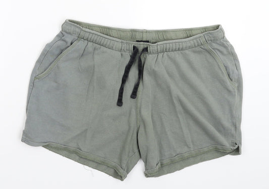 ASOS Womens Green   Sweat Shorts Size 32 in