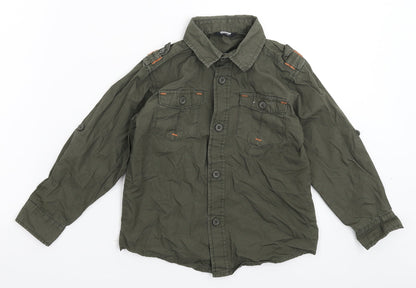 George Boys Grey   Basic Button-Up Size 4-5 Years