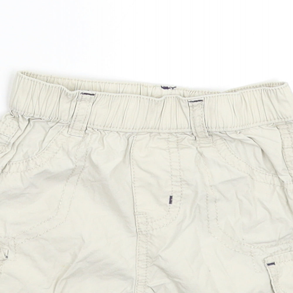 Nutmeg Baby Grey   Cargo Trousers Size 3-6 Months
