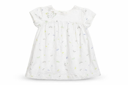 Merc Girls White   T-Shirt Dress  Size 12 Months