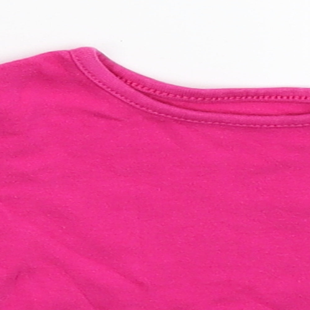 George Girls Pink   Basic T-Shirt Size 6-9 Months