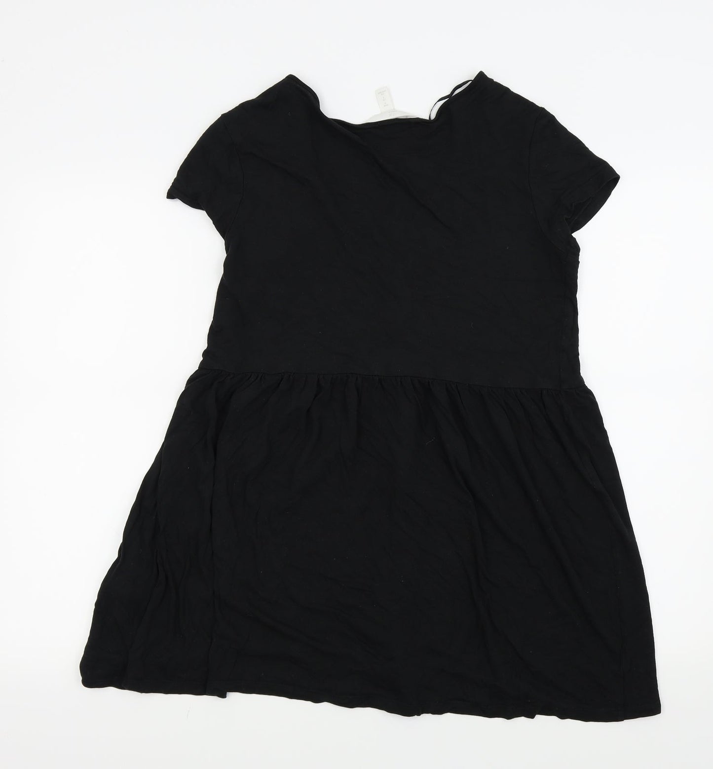 H&M Womens Black Colourblock  Fit & Flare  Size S