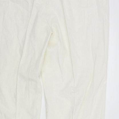 Autonomy Womens White   Dress Pants Trousers Size 18 L29 in
