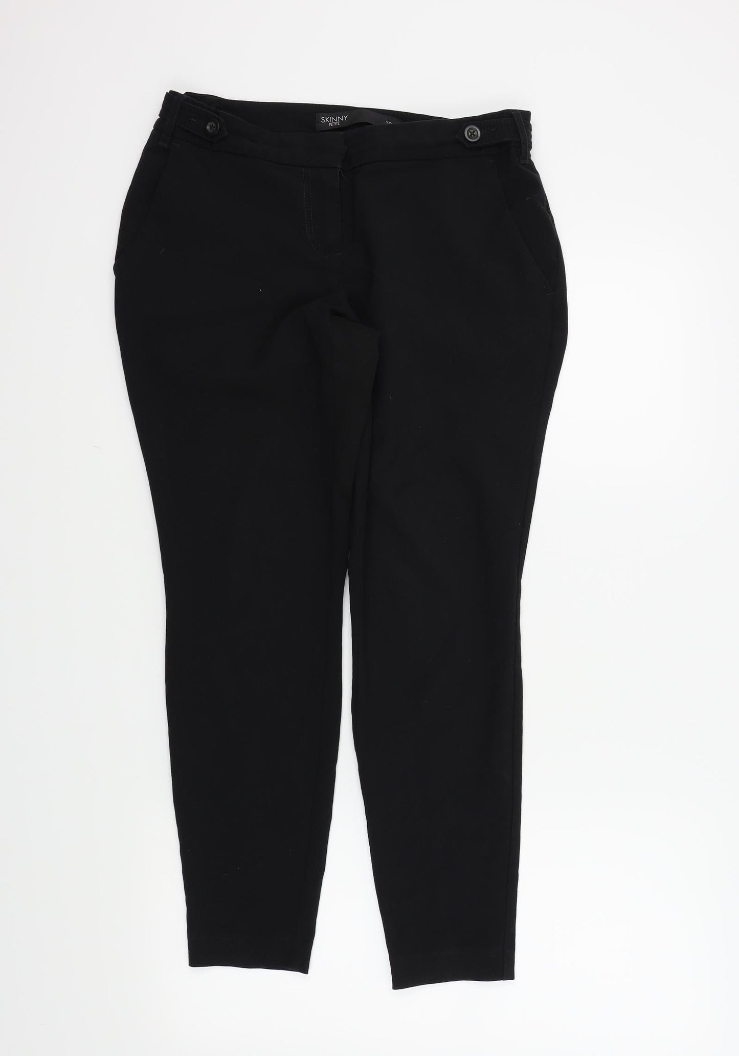 Womens UK Size 10 NEXT Regular Fit  Black Trousers