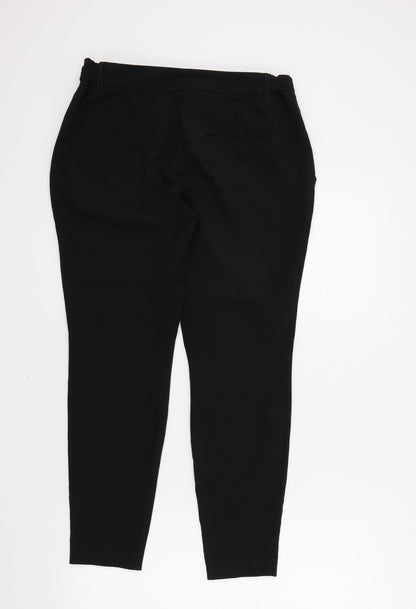 Womens UK Size 10 NEXT Regular Fit  Black Trousers