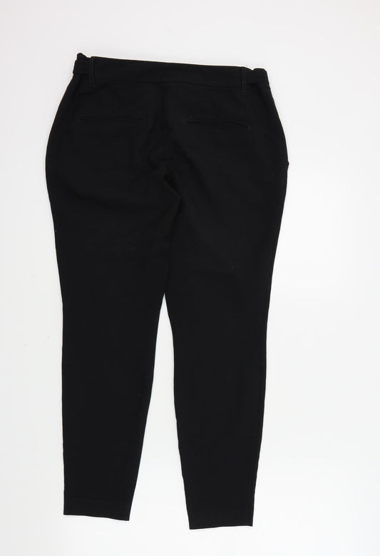Womens UK Size 10 NEXT Regular Fit  Black Trousers