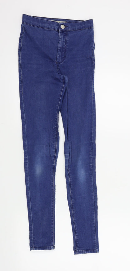 Topshop Womens Blue   Skinny Jeans Size 26 L28 in