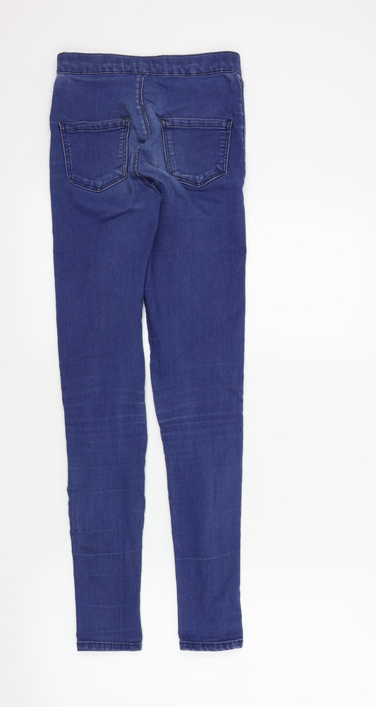 Topshop Womens Blue   Skinny Jeans Size 26 L28 in