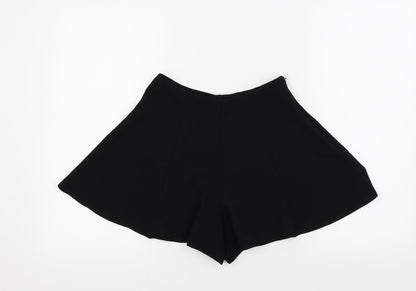 Miss Selfridge Womens Black Colourblock  Skimmer Shorts Size 8
