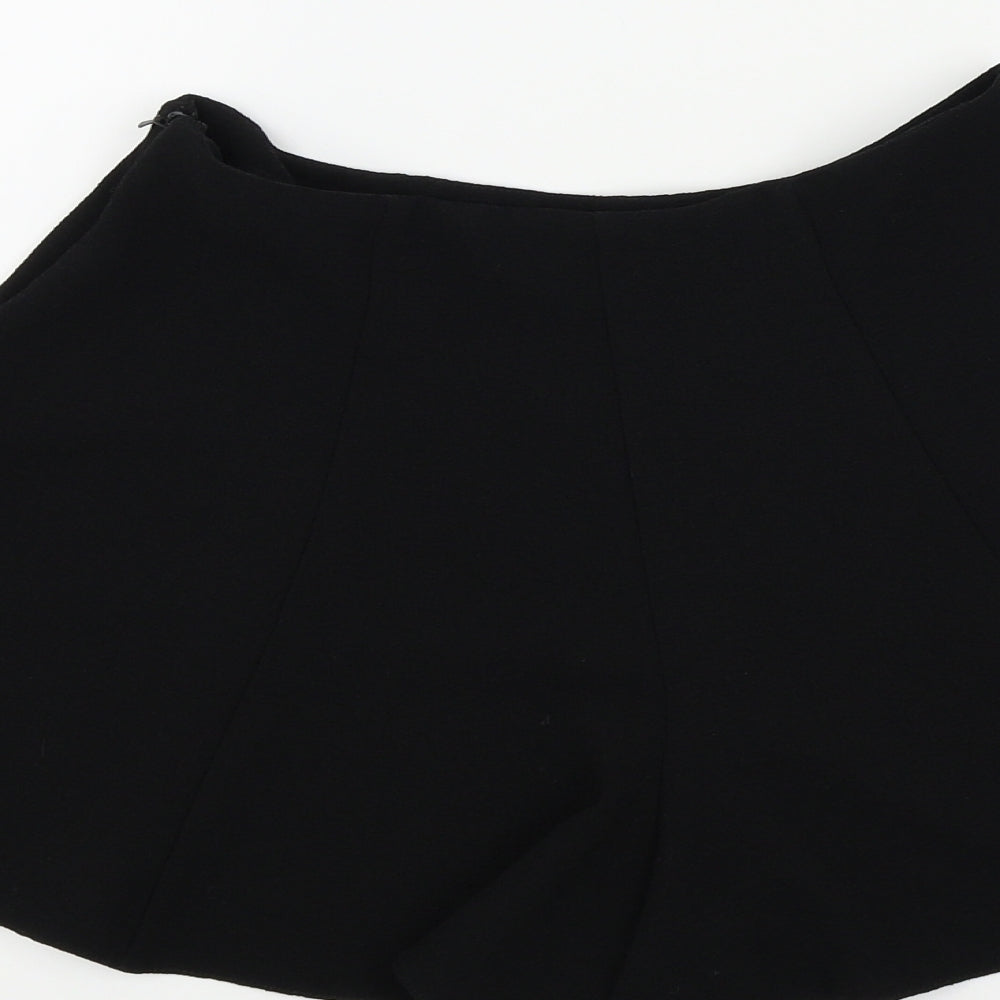Miss Selfridge Womens Black Colourblock  Skimmer Shorts Size 8