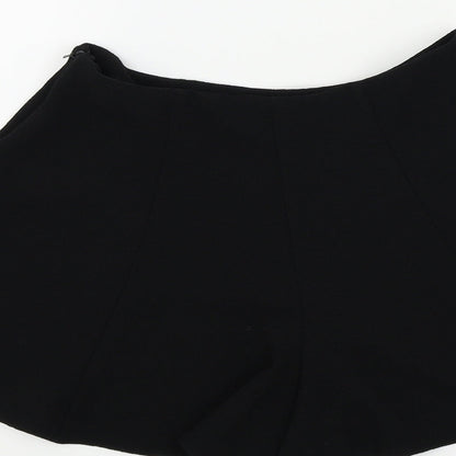 Miss Selfridge Womens Black Colourblock  Skimmer Shorts Size 8