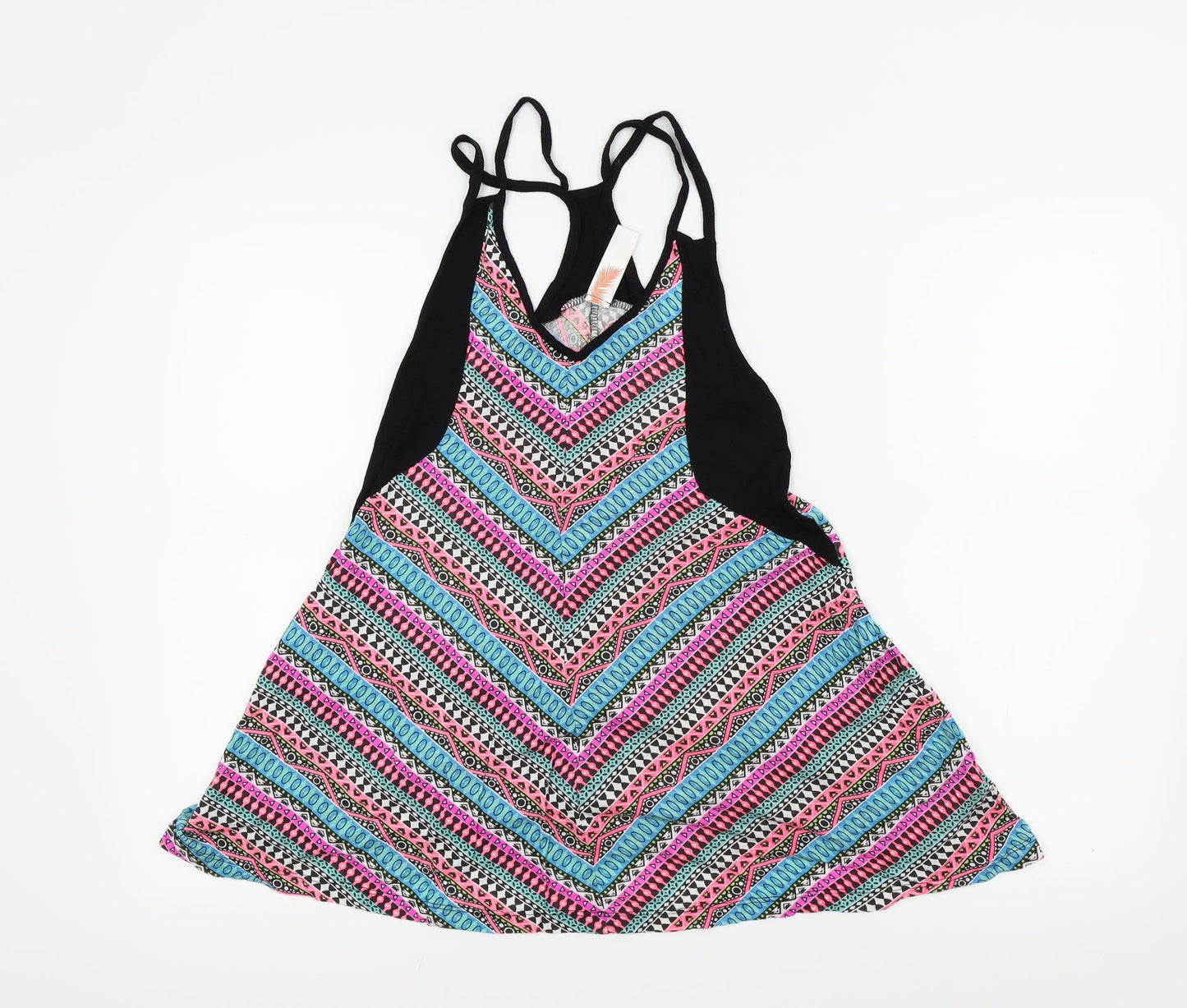 ocean club Girls Multicoloured Geometric  Fit & Flare  Size 6-7 Years