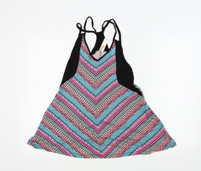 ocean club Girls Multicoloured Geometric  Fit & Flare  Size 6-7 Years