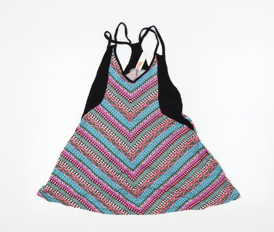 ocean club Girls Multicoloured Geometric  Fit & Flare  Size 6-7 Years