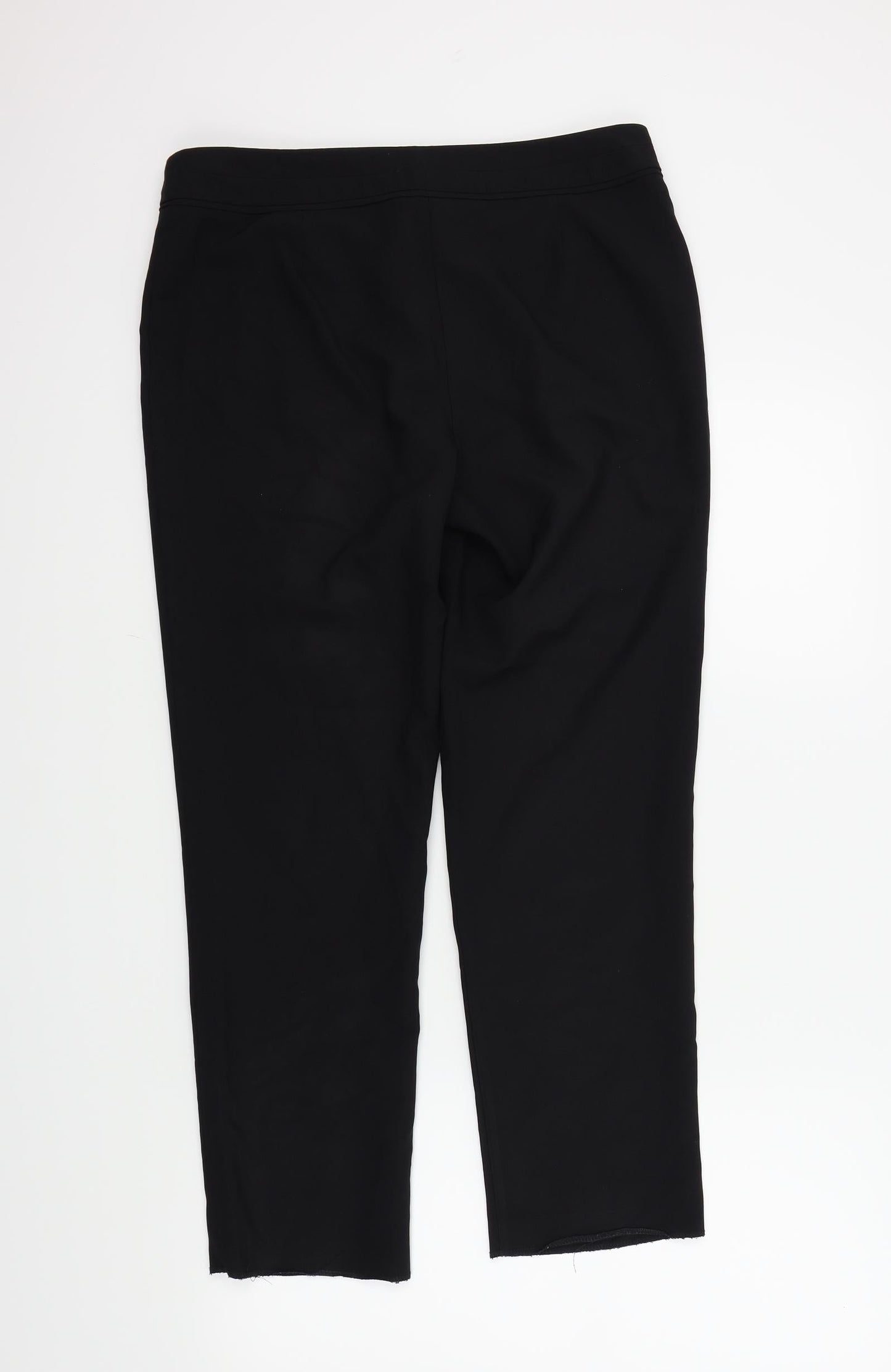 F&F Womens Black Houndstooth  Trousers  Size 10 L26 in