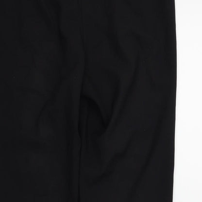 F&F Womens Black Houndstooth  Trousers  Size 10 L26 in