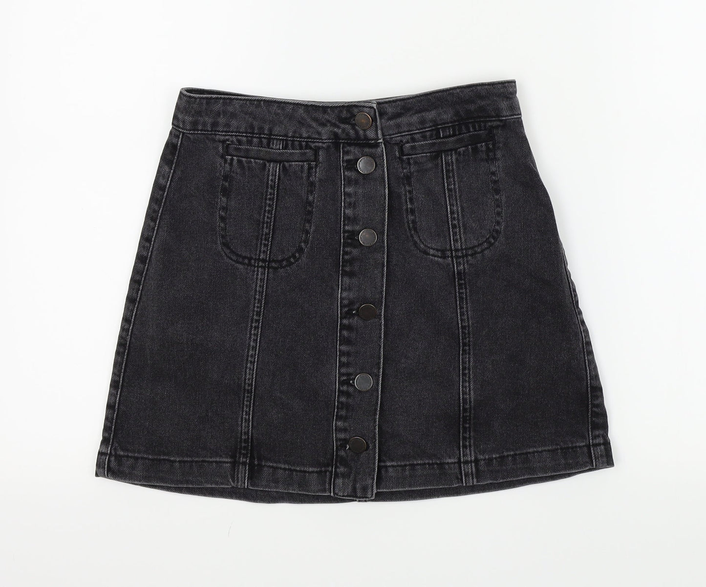 Womens UK Size 25 in top shop A-Line  Skirt