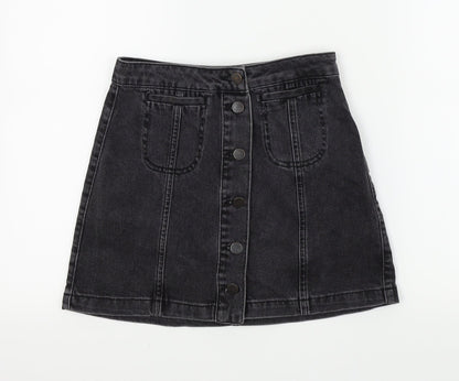 Womens UK Size 25 in top shop A-Line  Skirt