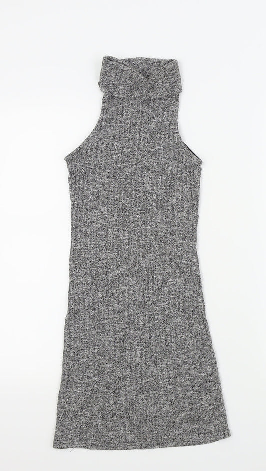 Glamorous Womens Grey   Basic T-Shirt Size XS