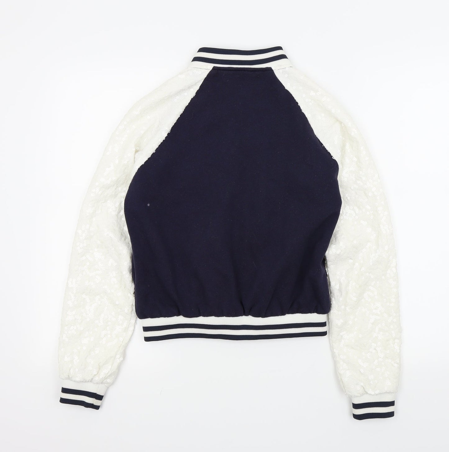 tulisa Girls Blue Colourblock  Basic Jacket Jacket