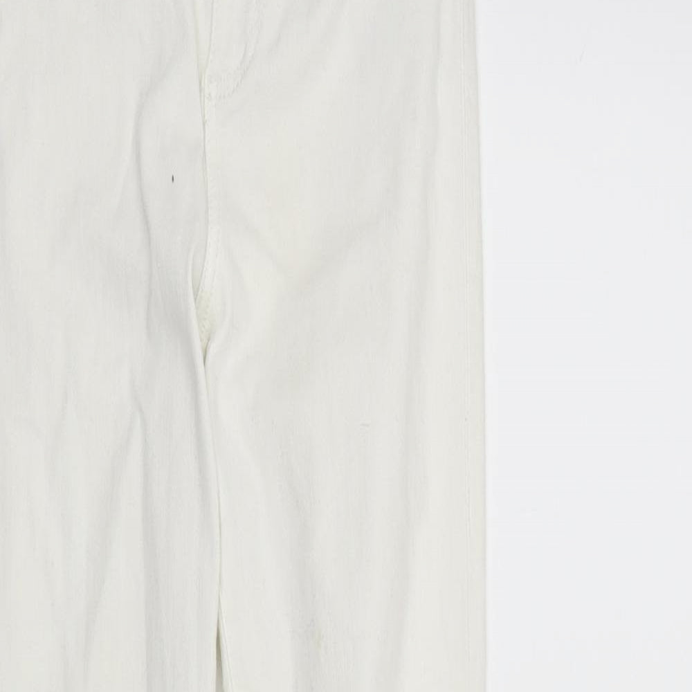 Topshop Womens White   Skinny Jeans Size 26 L29 in