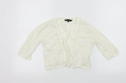 Peacocks Womens Silver   Cardigan Jumper Size 8
