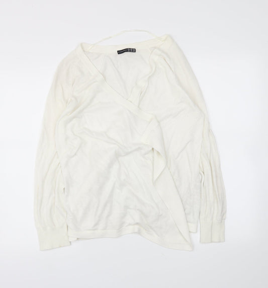 atmospheer Womens White   Wrap Jumper Size 12