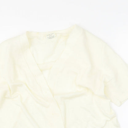 Preworn Womens Ivory   Cardigan Jumper Size L