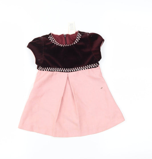 Preworn Boys Pink   Shift  Size 12 Months