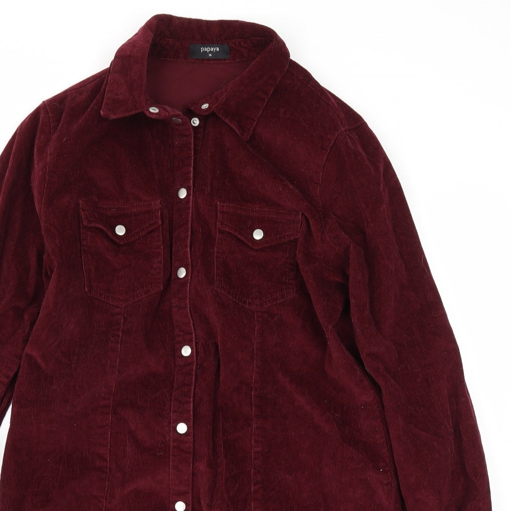 Womens UK Size 14 Papaya Red Jacket