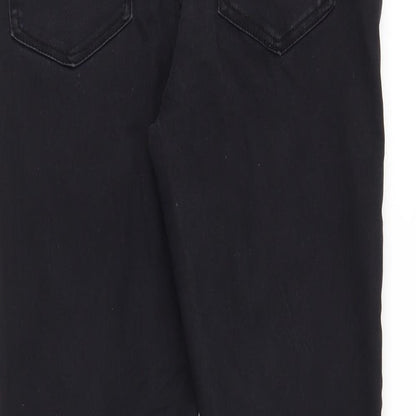DenimCo Womens Black  Denim Skinny Jeans Size 14 L26 in