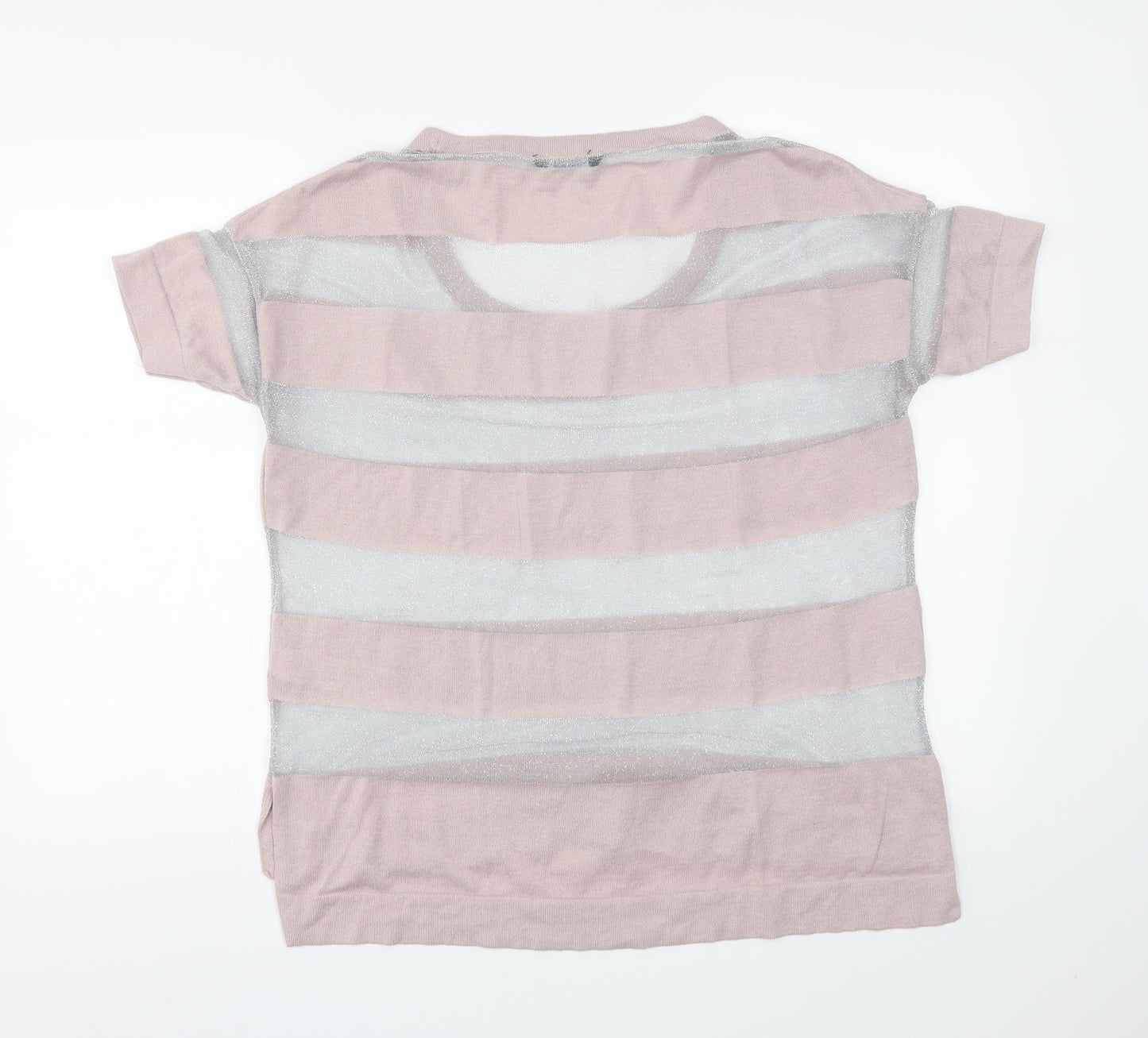 Dorothy Perkins Womens Pink Striped  Pullover Jumper Size 10