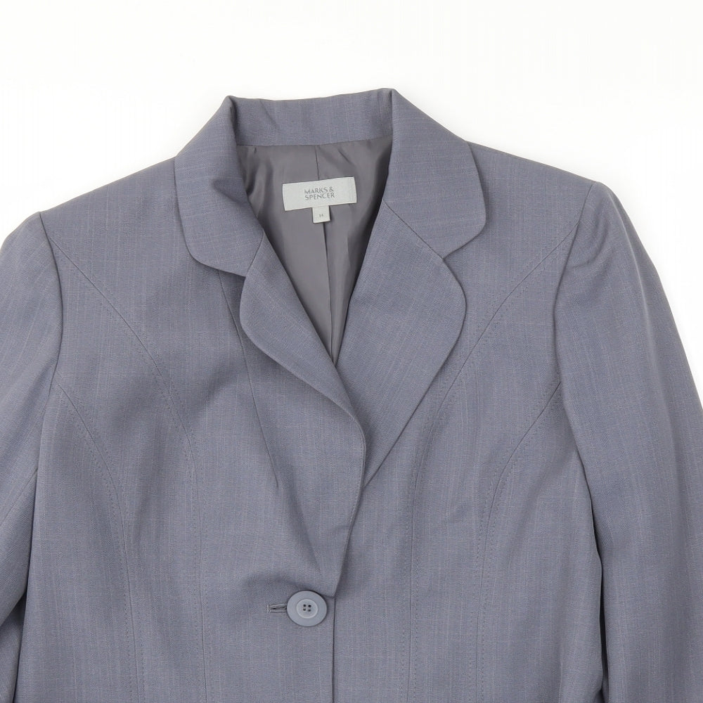 Womens UK Size 14 M&S Grey Jacket