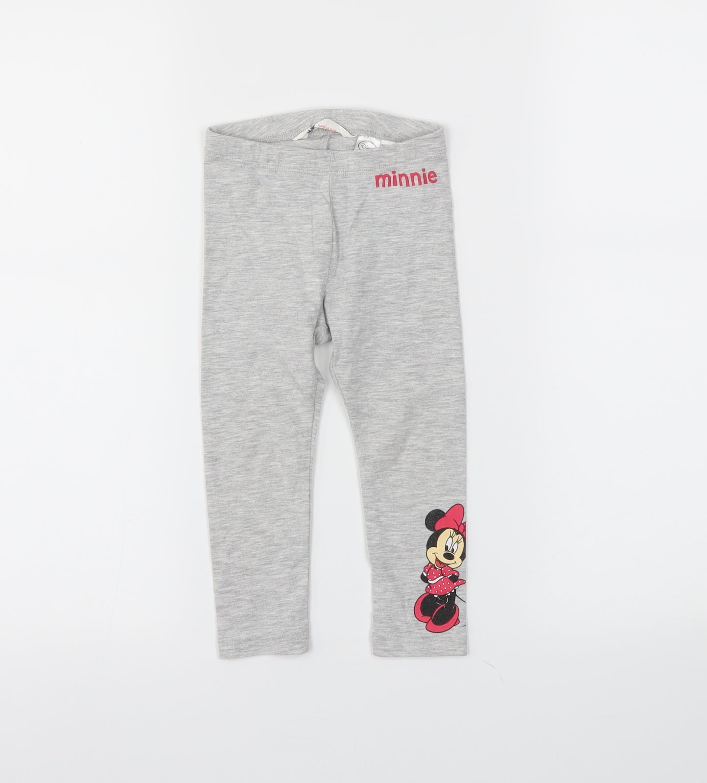 H&M Girls Grey   Pedal Pusher Trousers Size 2 Years
