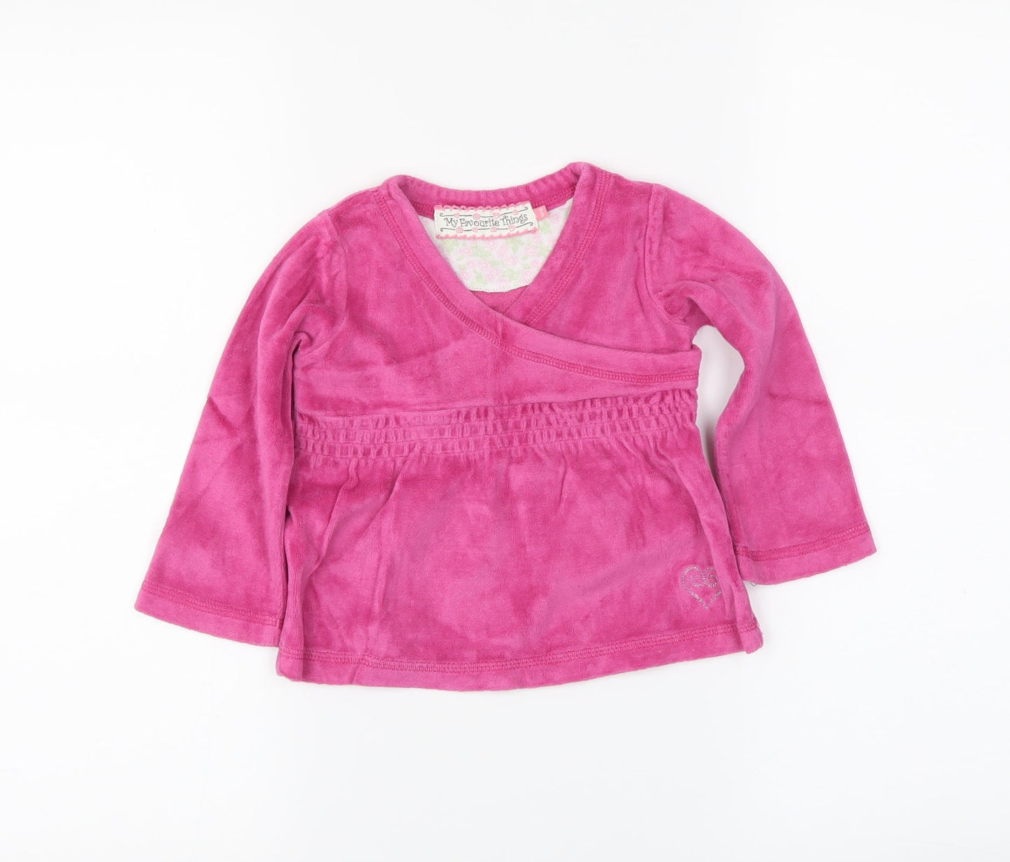 my favourite things Girls Pink   Pullover Jumper Size 12-18 Months