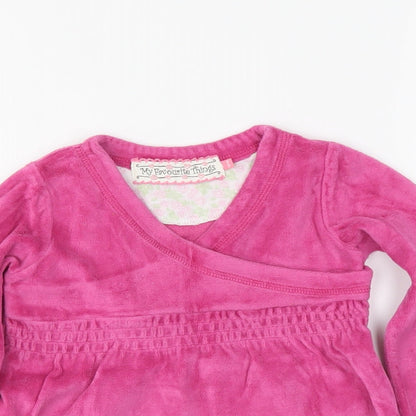my favourite things Girls Pink   Pullover Jumper Size 12-18 Months