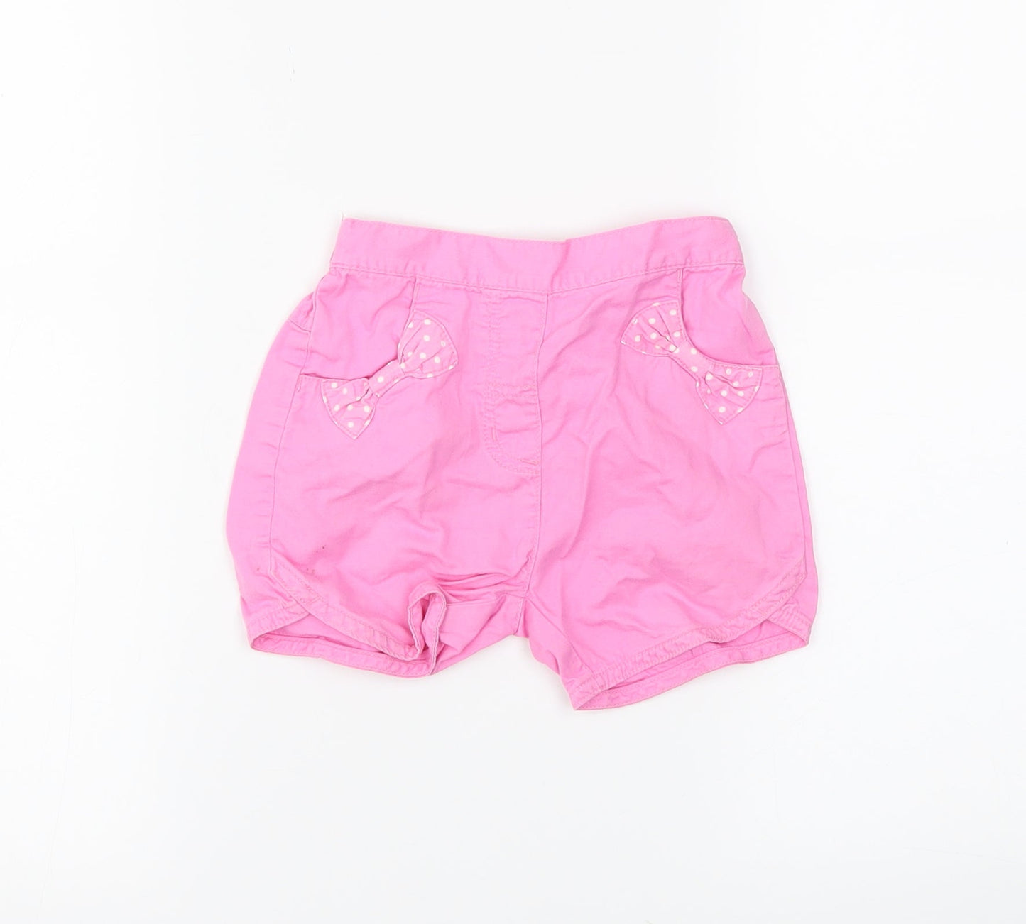 bambini Girls Pink   Cropped Leggings Size 12-18 Months
