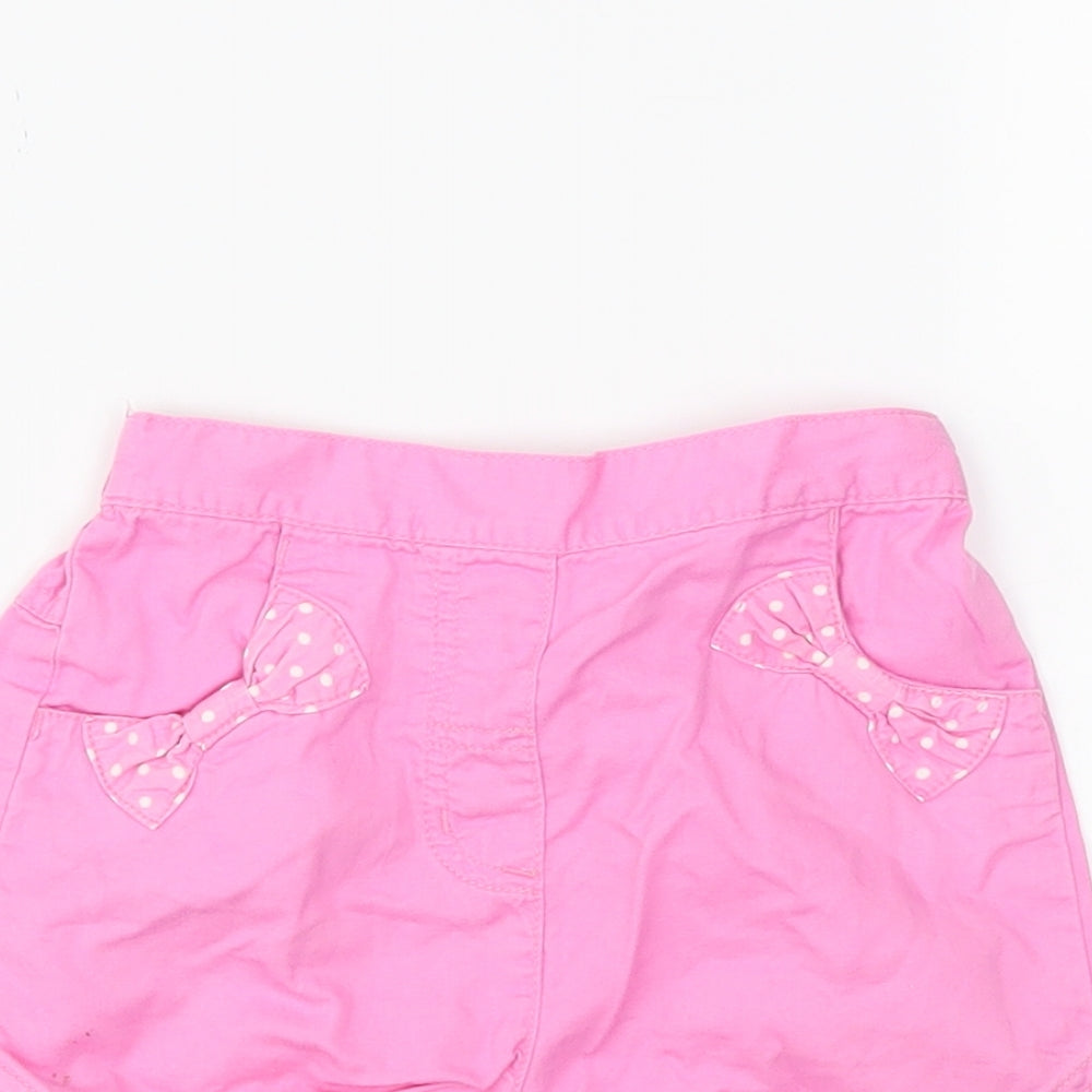 bambini Girls Pink   Cropped Leggings Size 12-18 Months