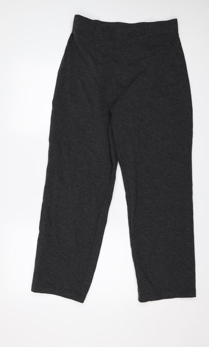 Womens UK Size 14 NEXT Regular Fit Sweatpants Grey Trousers