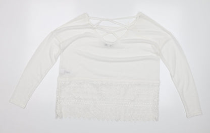 NEXT Womens White   Basic Blouse Size 12