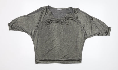 CMD Womens Silver   Basic Blouse Size 12