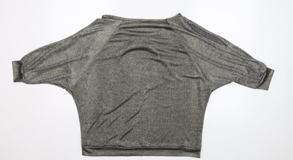 CMD Womens Silver   Basic Blouse Size 12