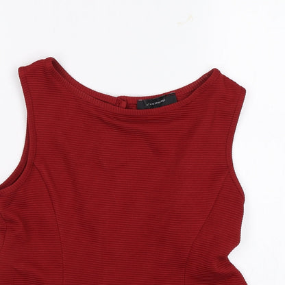 Atmosphere Womens Red   Basic Blouse Size 10
