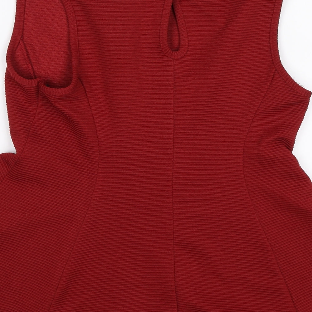 Atmosphere Womens Red   Basic Blouse Size 10