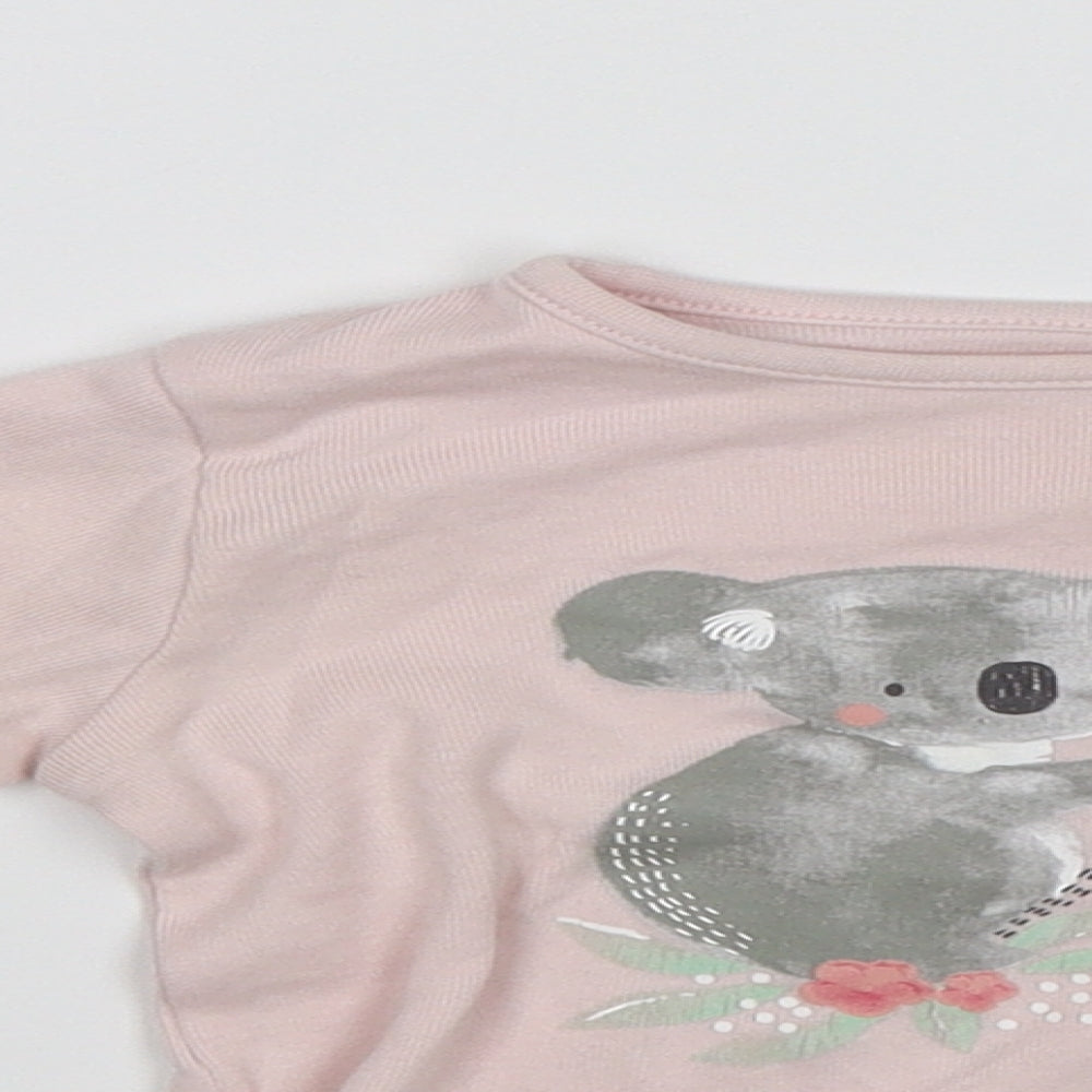 TU Baby Pink   Jersey T-Shirt Size 6-9 Months  - Koala