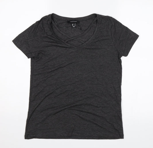 Atmosphere Womens Grey   Basic T-Shirt Size 8