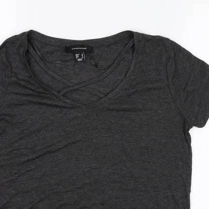 Atmosphere Womens Grey   Basic T-Shirt Size 8