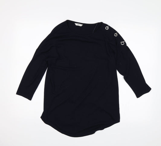 Papaya Womens Blue   Jersey T-Shirt Size S