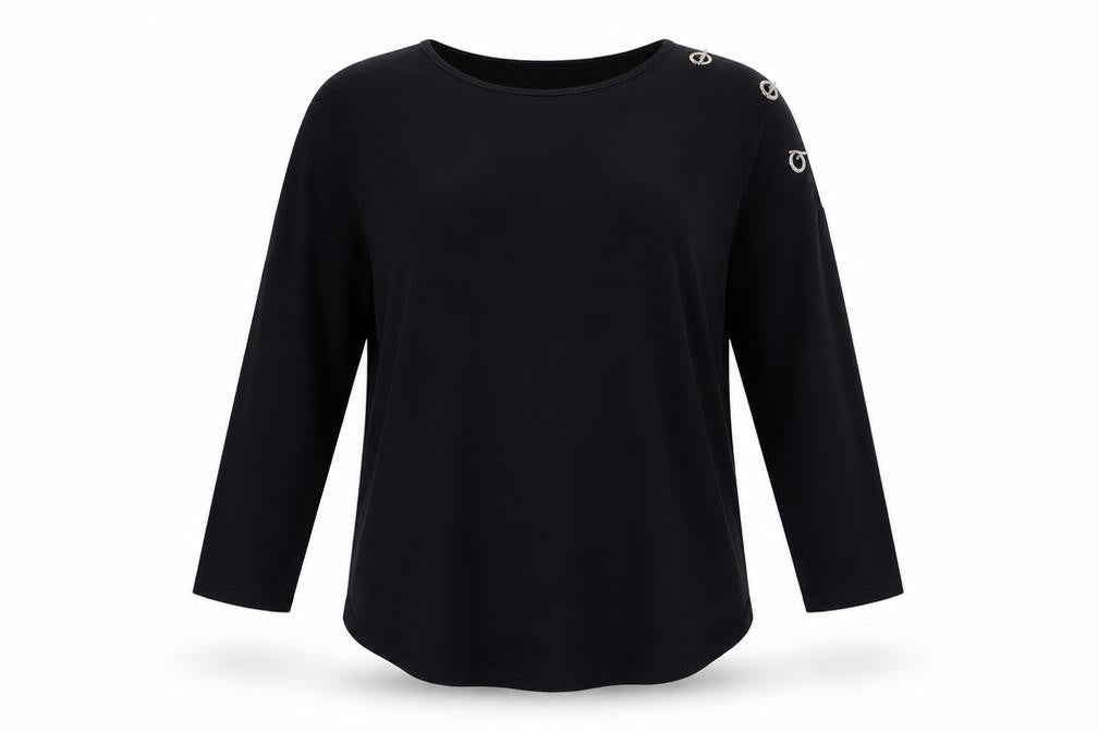 Womens UK Size S Papaya Blue Jersey T-Shirt